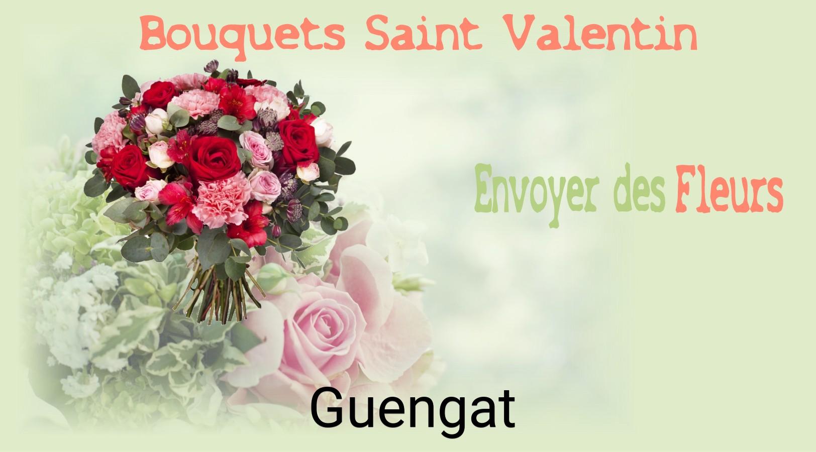 Roses de Saint-Valentin livrées à Guengat